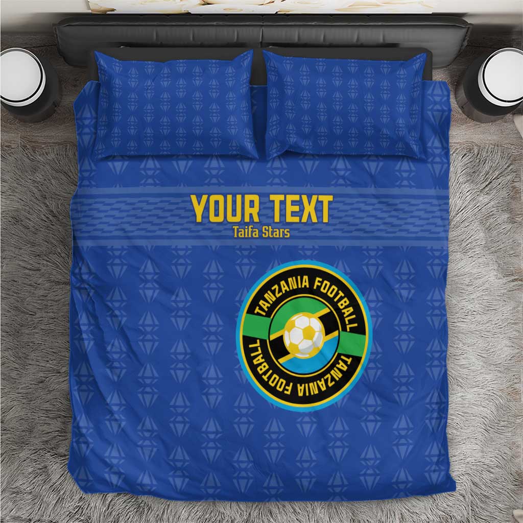 Custom Tanzania Football Bedding Set Taifa Stars Go Champions LT15
