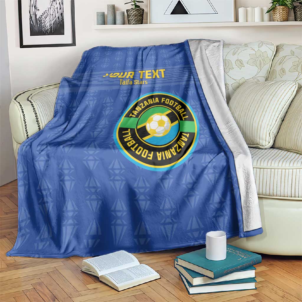 Custom Tanzania Football Blanket Taifa Stars Go Champions LT15