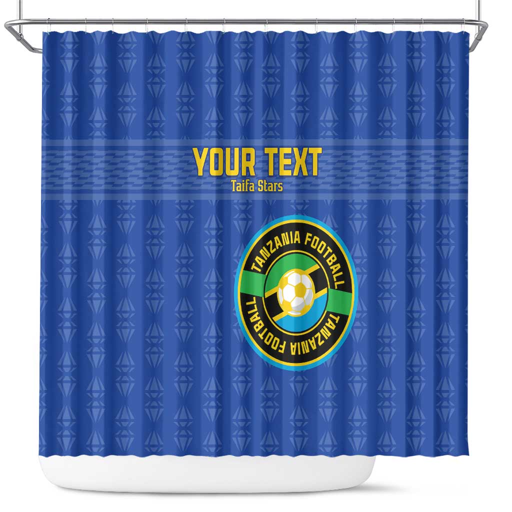 Custom Tanzania Football Shower Curtain Go Taifa Stars LT15