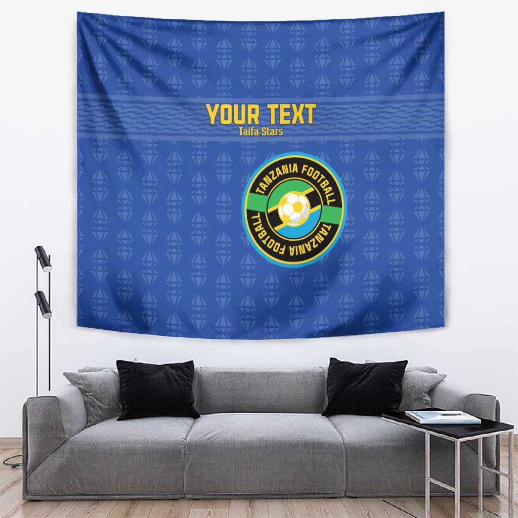 Custom Tanzania Football Tapestry Taifa Stars Go Champions LT15