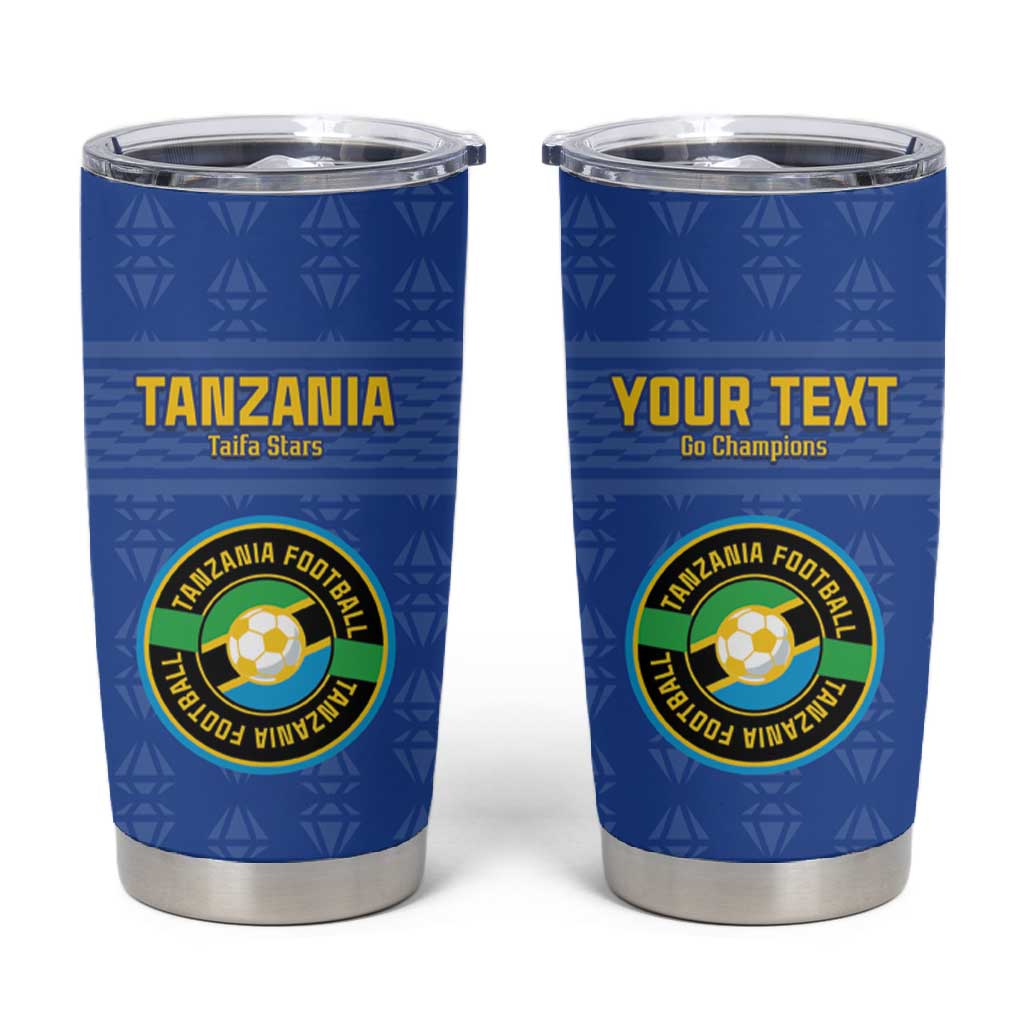 Custom Tanzania Football Tumbler Cup Taifa Stars Go Champions LT15