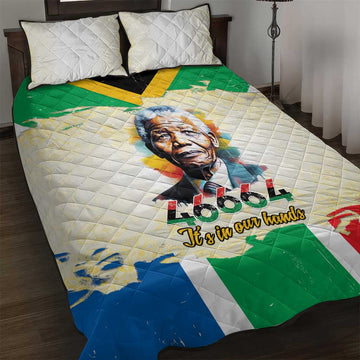 Nelson Mandela International Day 46664 Quilt Bed Set Its In Our Hands - Batik Pattern LT15