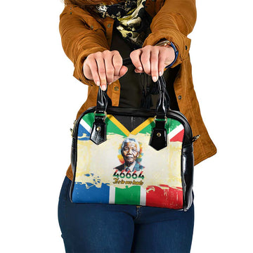 Nelson Mandela International Day 46664 Shoulder Handbag Its In Our Hands - Batik Pattern LT15