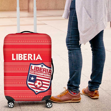 Liberia Football Luggage Cover Women Red Jersey LT15