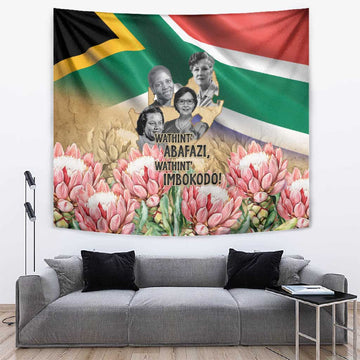 South African Women Fight Apartheir Tapestry Wathint Abafazi Wathint Imbokodo LT15