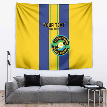 Custom Afro Tanzania Football Tapestry We Are Champions LT15