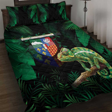 Reunion Island Quilt Bed Set Furcifer Pardalis LT15