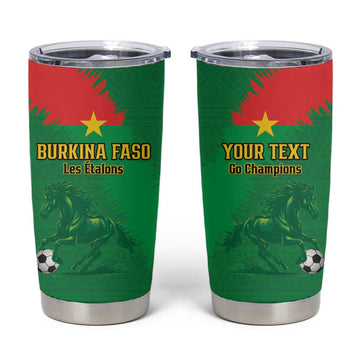 Burkina Faso Football Custom Tumbler Cup Go Stallions LT15