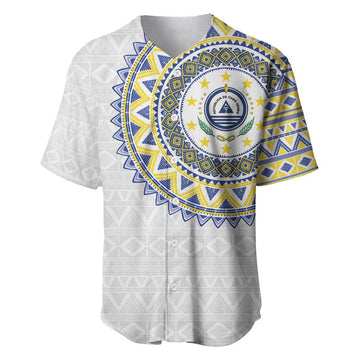 Cape Verde African Tribal Pattern Baseball Jersey Chest Arm Tattoo LT15