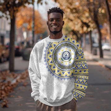 Cape Verde African Tribal Pattern Sweatshirt Chest Arm Tattoo LT15