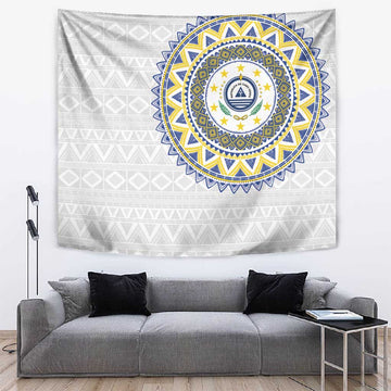 Cape Verde African Tribal Pattern Tapestry Chest Arm Tattoo LT15