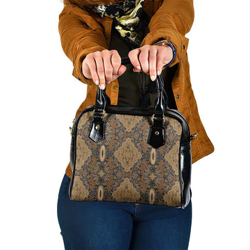 Madiba Nelson Mandela Shoulder Handbag Indonesia Batik Earthy Brown LT15