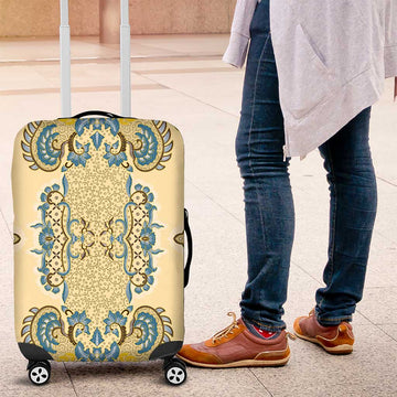 Madiba Nelson Mandela Luggage Cover Indonesia Batik Yellow Bule LT15
