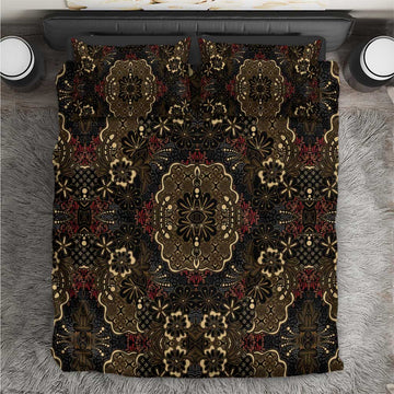 Indonesia Javanese Batik Nelson Mandela Madiba Vintage Style Bedding Set LT15
