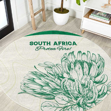 South Africa Cricket Round Carpet We Are Champions LT15