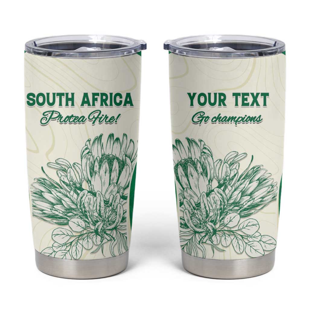 Custom South Africa Cricket Tumbler Cup We Are Champions LT15