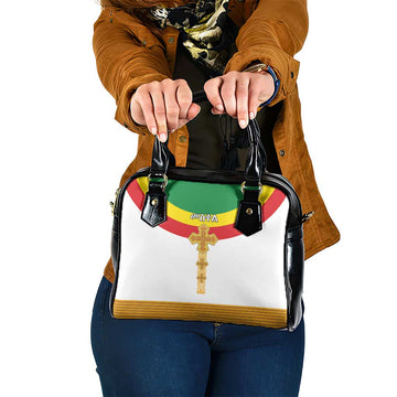 Ethiopia Meskel Shoulder Handbag Ethiopian Cross LT15