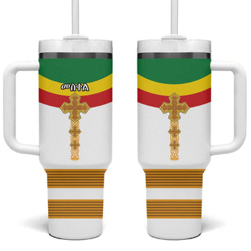 Meskel Ethiopia Tumbler With Handle True Cross LT15