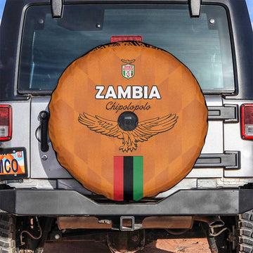 Zambia Football Spare Tire Cover Go Chipolopolo Go LT15