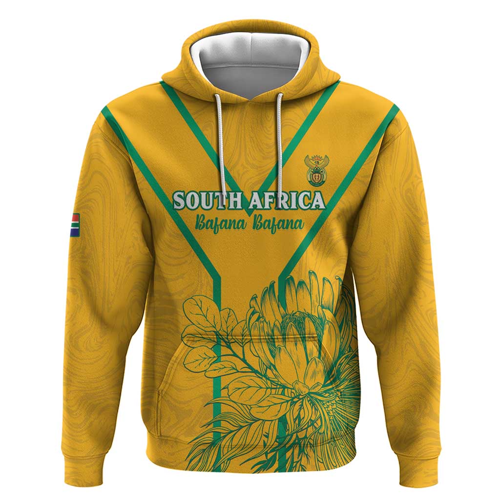 Custom South Africa Soccer Hoodie Go Bafana Bafana LT15