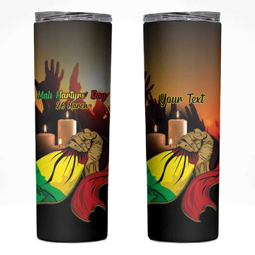 Personalised Proud Mali Martyrs Day In Memory Skinny Tumbler LT15