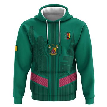 Custom Cameroon Football Hoodie Waka Waka - This Time For Africa LT15