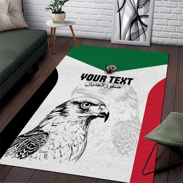 Custom Sudan Football Area Rug Yalla Sudan LT15