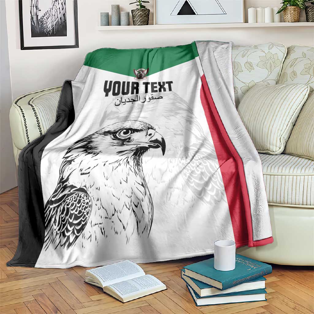 Custom Sudan Football Blanket Yalla Sudan LT15