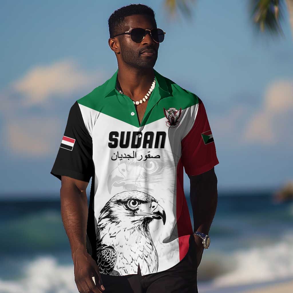 Custom Sudan Football Hawaiian Shirt Yalla Sudan LT15