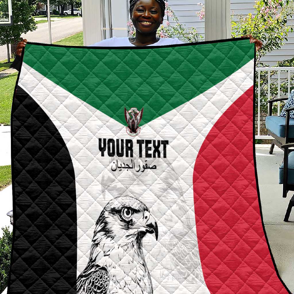 Custom Sudan Football Quilt Yalla Sudan LT15