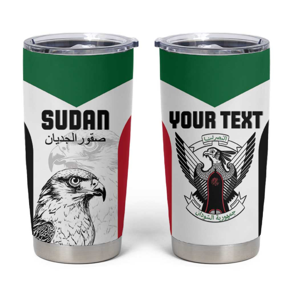 Custom Sudan Football Tumbler Cup Yalla Sudan LT15