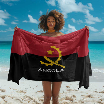 Angola Country Flag Stylized Sarong LT15