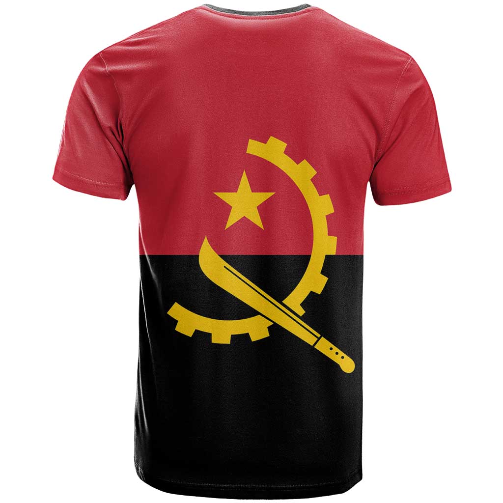 Angola Country Flag Stylized T shirt LT15
