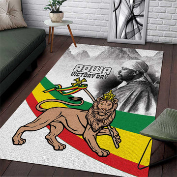 African Victory Menelik II Area Rug Battle Of Adwa LT15