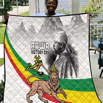 African Victory Menelik II Quilt Battle Of Adwa LT15