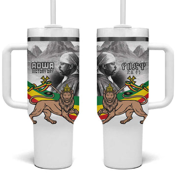African Victory Menelik II Tumbler With Handle Battle Of Adwa LT15