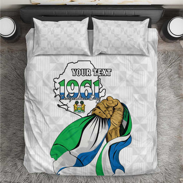 Personalised Happy Independence Sierra Leone Bedding Set April 27th LT15