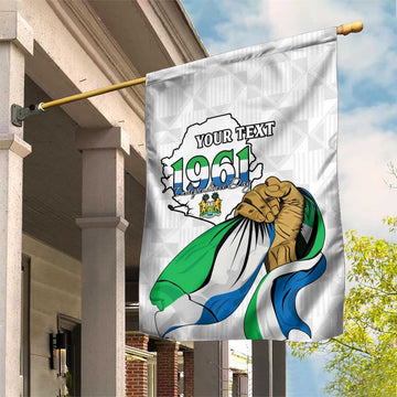 Personalised Happy Independence Sierra Leone Garden Flag April 27th LT15