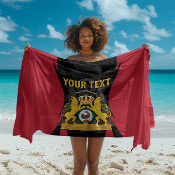 Personalised First Empire Of Haiti Sarong Coat Of Arms Sporty Style LT15
