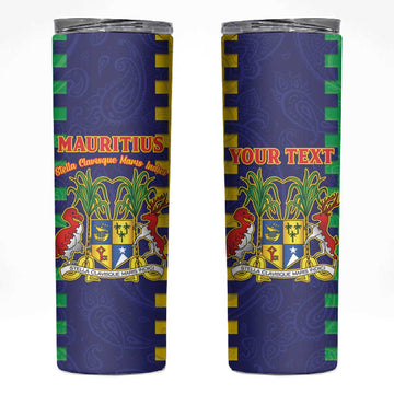 Personalised Republique de Maurice Skinny Tumbler Stella Clavisque Maris Indici LT15