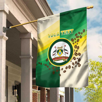 Personalised Nairobi Kenya Garden Flag Coat Of Arms With Coffee LT15