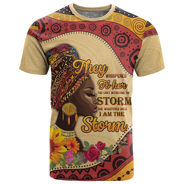African Woman T shirt I Am The Storm LT15