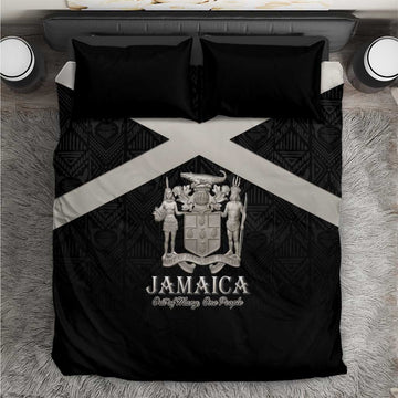 Jamaica Bedding Set Out of Many One People Silver Color LT15