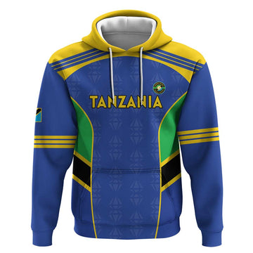 Custom Tanzania Football Hoodie Go Taifa Stars Go LT15