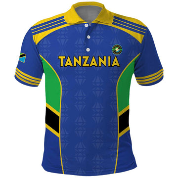 Custom Tanzania Football Polo Shirt Go Taifa Stars Go LT15