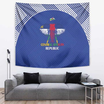 Afro Central African Republic Football Tapestry Go Champions LT15