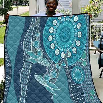South Africa Whale Festival Quilt African Shwe Shwe Pattern LT15