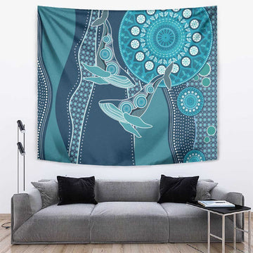 South Africa Whale Festival Tapestry African Shwe Shwe Pattern LT15