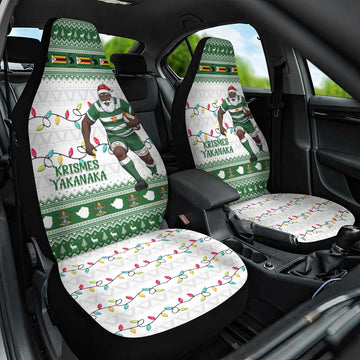Zimbabwe Rugby Christmas Car Seat Cover The Sables Krismes Yakanaka LT15