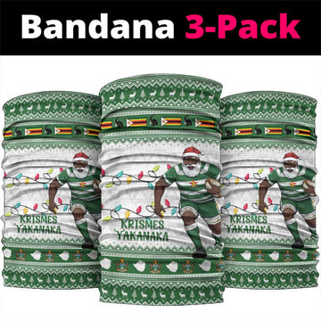 Zimbabwe Rugby Christmas Neck Gaiter The Sables Krismes Yakanaka LT15